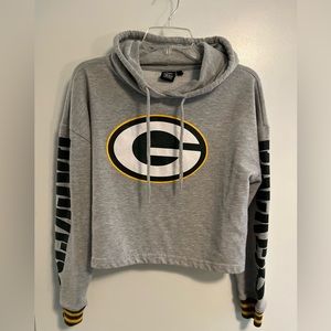 Green Bay Packers Crop Top Hoodie